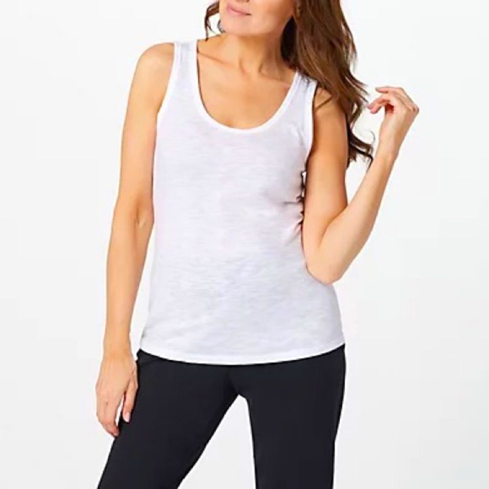 G.I.L.I. Knit Basic Tank w/ Neck Trim